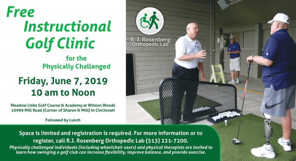 RJ Rosenberg Golf Clinic 2019