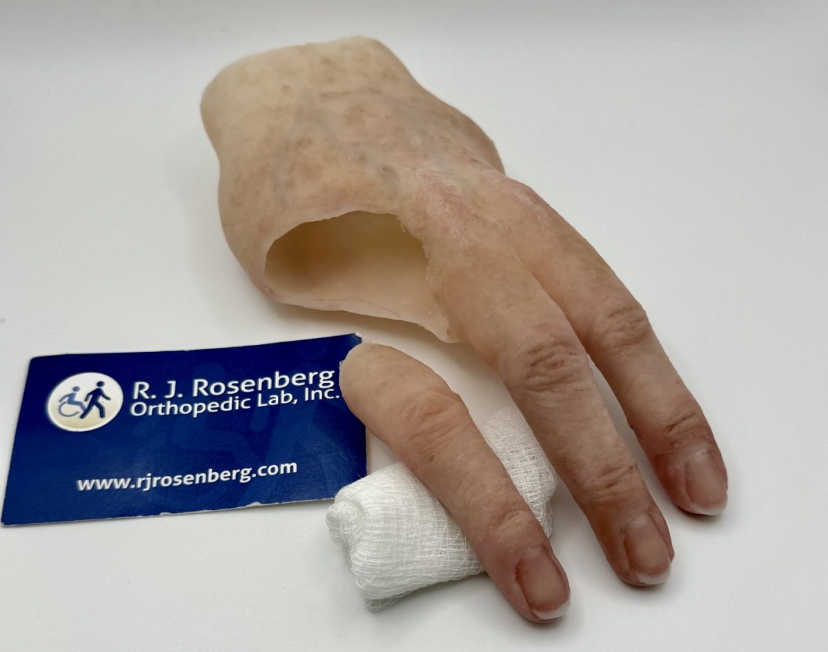 Christina silicone partial hand